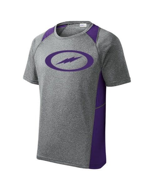 mens purple dri fit shirt