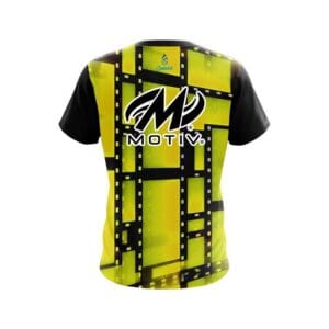 Motiv Movie Reel Yellow CoolWick Bowling Jersey - Coolwick Bowling Apparel