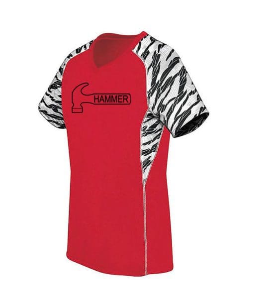 womens red dri fit shirt