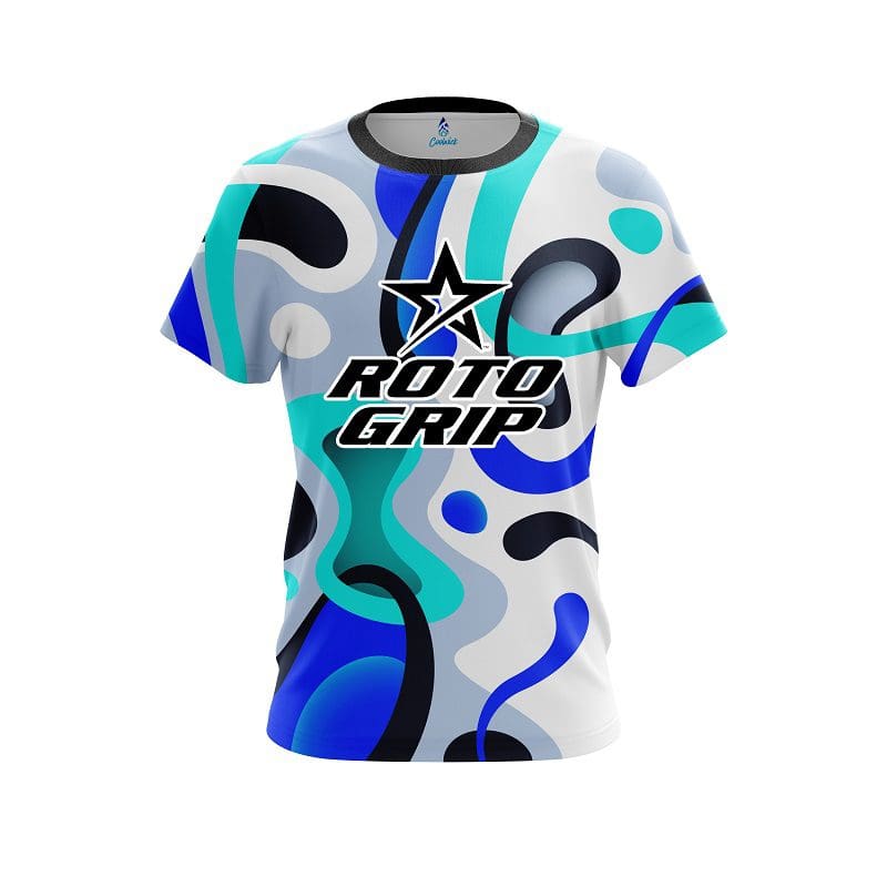 Roto Grip Blue Line CoolWick Bowling Jersey