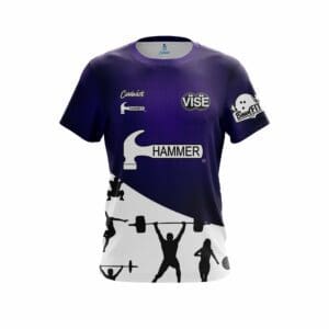 Hammer Purple Flaming CoolWick Bowling Jersey | BowlersMart