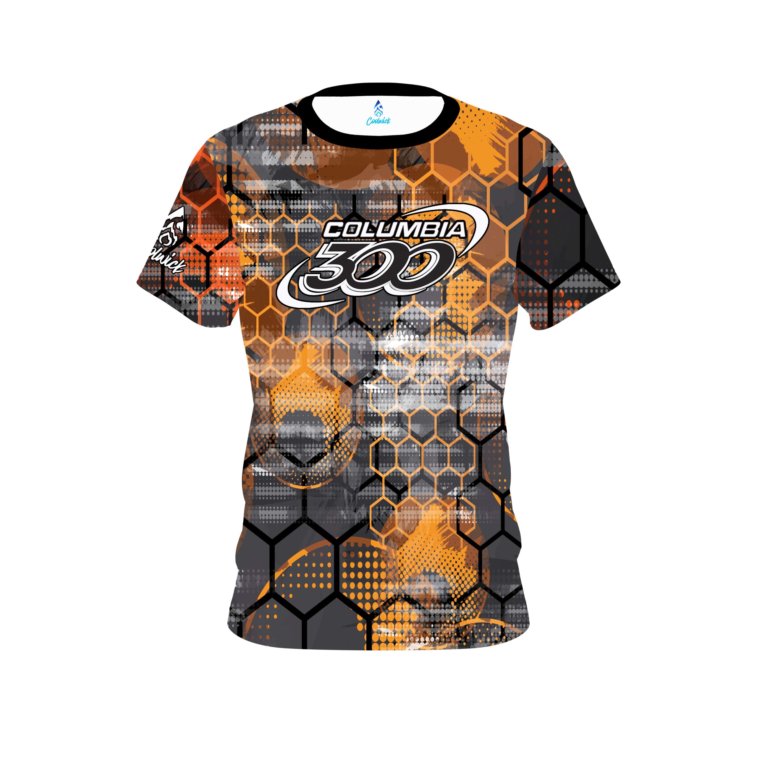 Columbia 300 Fire Honeycomb CoolWick Bowling Jersey