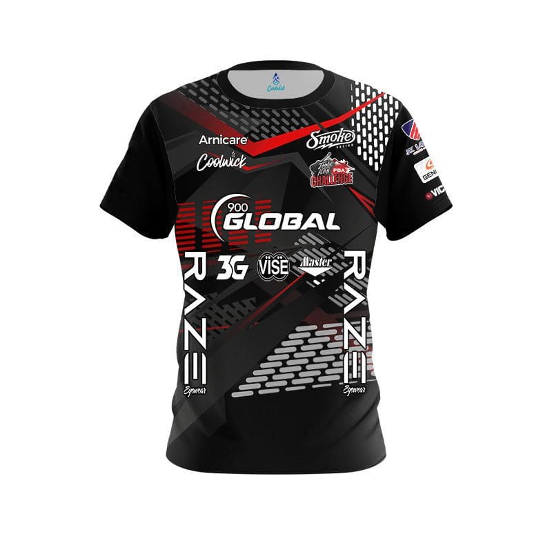 Image of Sean Rash Carbon Fiber Red Replica CoolWick Bowling Jersey