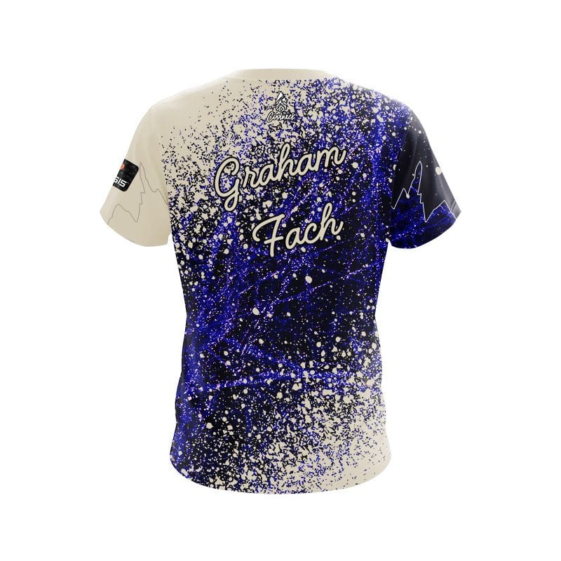 Brunswick Graham Fach Jets Splatter Replica CoolWick Bowling Jersey -  Coolwick Bowling Apparel