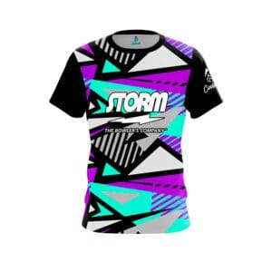 Storm Peak Performance Pastel Mint Dots Replica CoolWick Bowling Jersey -  Coolwick Bowling Apparel