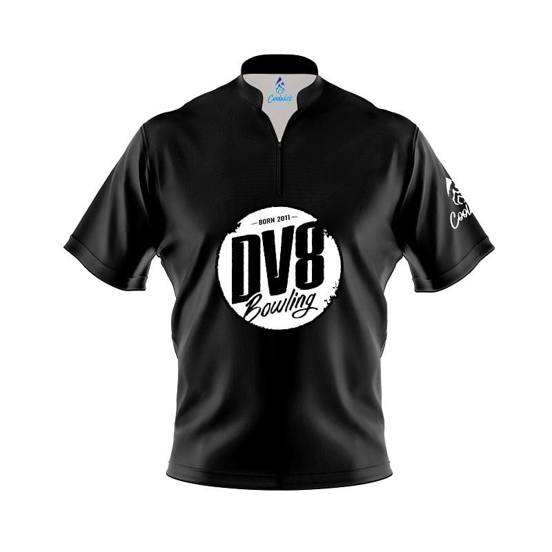 Image of DV8 Black Fast Track CoolWick Bowling Jersey