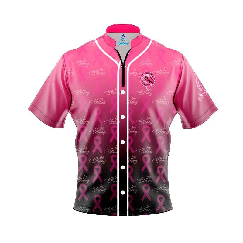 12Bagger Breast Cancer Baseball Fast Track CoolWick Bowling Jersey