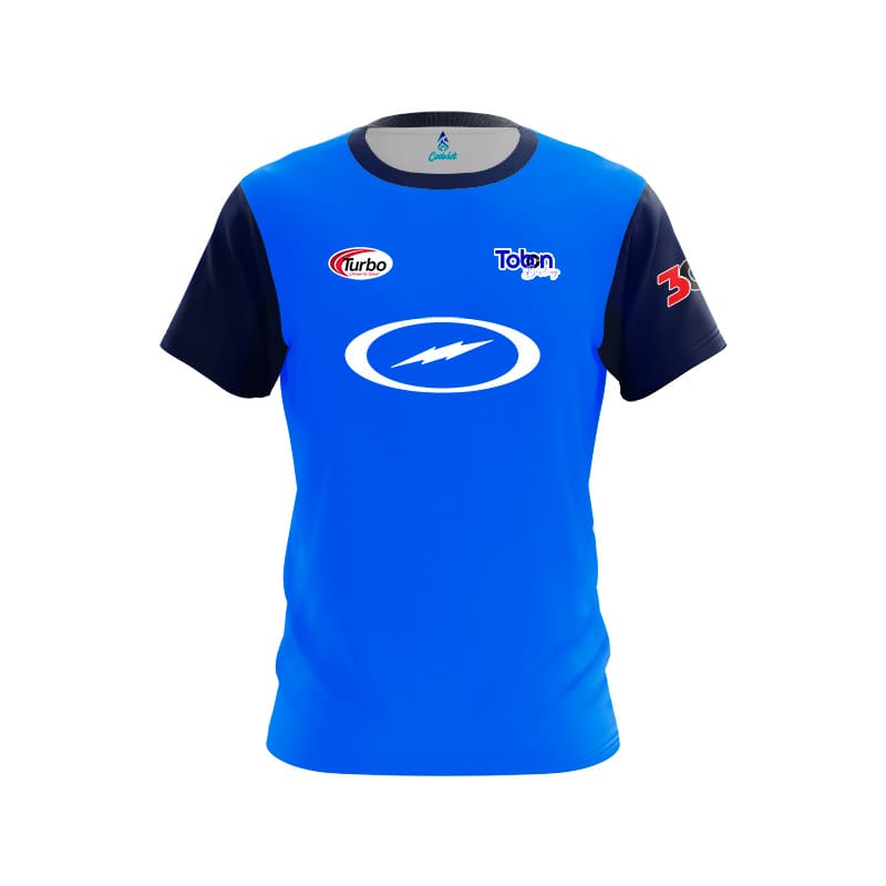 Image of Storm Carlos Tobon Blue CoolWick Bowling Jersey